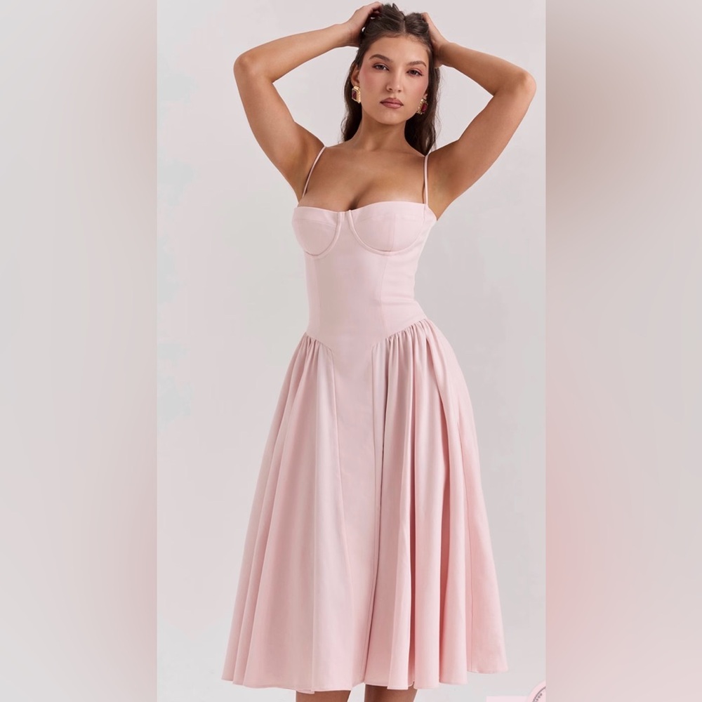 HOUSE OF CB Samaria Corset Fit & Flare Dress